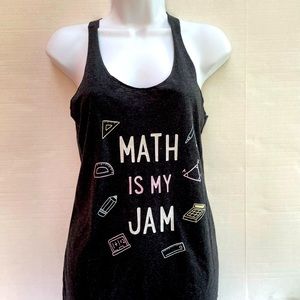 Math is my Jam teacher/ student tank S